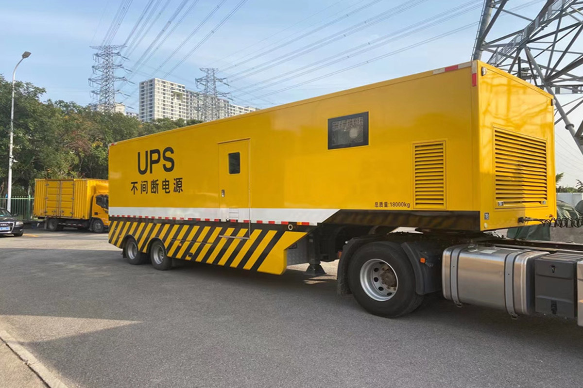 叶县发电机租赁施工现场